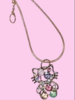 Crystal Hello Kitty Necklace